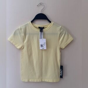 Forever 21 Soft Yellow Crop Top